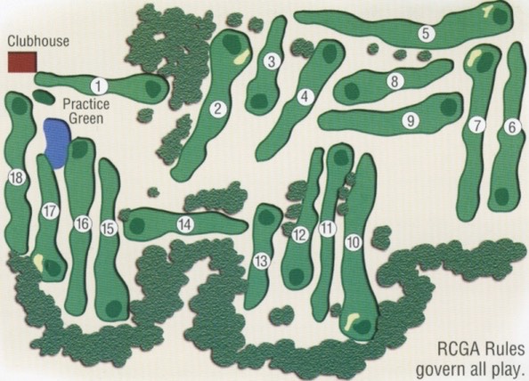 Kinkora Golf Course layout